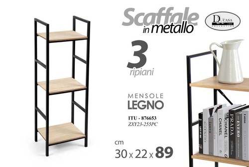 Libreria scaffale metallo - libreria,
