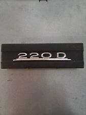 mercedes 220d placca vano