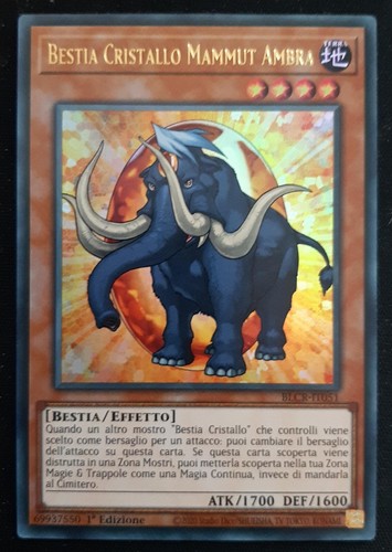 Bestia cristallo mammut ambra - cristallo,