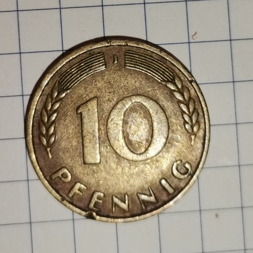 Pfennig 1950 conio raro - j,