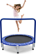Trampolino Elastico per Bambini 3-10 Anni, Ø92X81Cm, Mini Trampolino per Interno