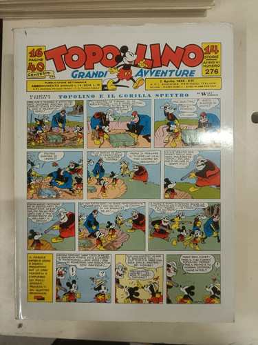 Topolino ristampa comic art - topolino,