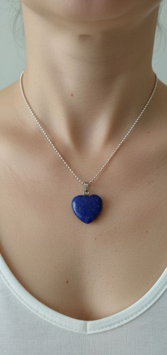 Collana lapislazzuli cuore - collana,
