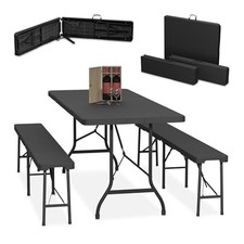 (TG. 180 cm) Relaxdays Tavolo