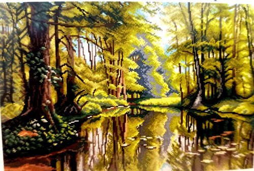 Quadro canovaccio mezzo punto - quadro,
