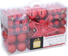 Palline Di Natale Rosse - 101
