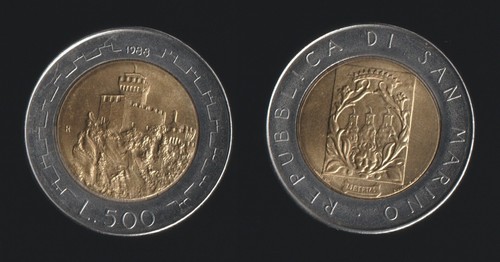 San marino 500 lire 1988 - san,