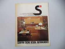 advertising Pubblicità 1975 SCHIFFINI CUCINE