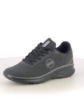 Sneakers stringate uomo nero