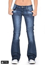 Jeans Donna Pantaloni a Vita