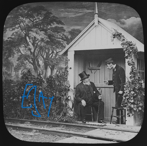 Photo level crossing no2 c1890 - crossing,