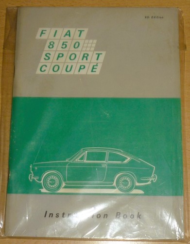 Instruction book fiat 850 - fiat,