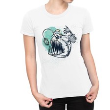 1Tee Womens Pirate Fish Ocean