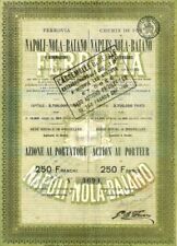 1884 * AZIONE Ferrovia Napoli-Nola-Baiano ALLE ORIGINI DELLA CIRCUMVESUVIANA