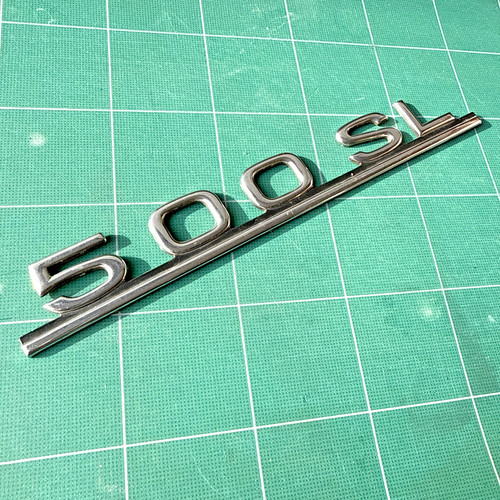 Mercedes 500sl scritta - mercedes,