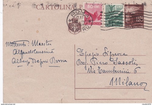 Intero postale lire - intero,