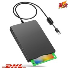 Unità floppy disk USB CSL FDD 1,44 MB esterna nera 3,5 pollici