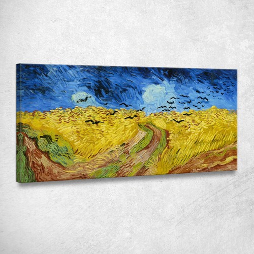 Campo grano con corvi - con,