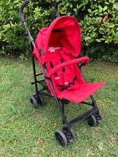 Passeggino ad ombrello ben tenuto, completo di tettuccio ecc.