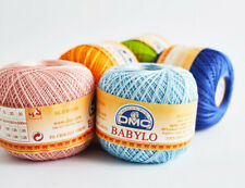 BABYLO DMC 50 grammi - Filo di scozia n° 10 e 20 - Cotone per uncinetto colorato