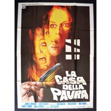 manifesto LA CASA DELLA PAURA Karin Schubert Rosalba Neri Vallone horror A310