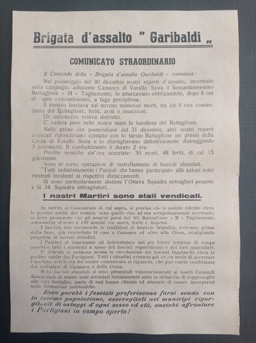 Valsesia volantino brigata - volantino,