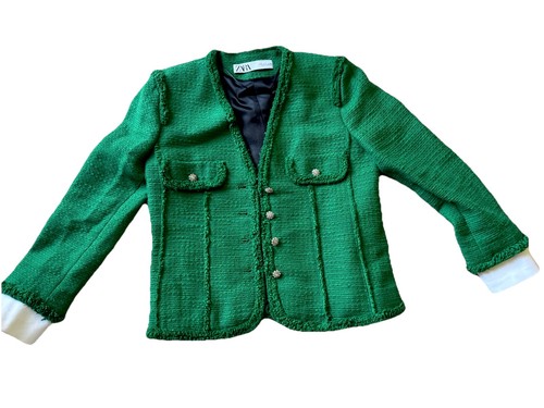 Blazer donna zara verde - blazer,