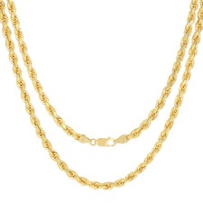 14k giallo solido oro 5mm - solido, da