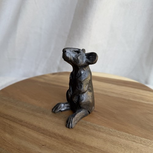 Scultura topo resina bronzo - topo,