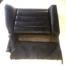 PORSCHE 911 964 SEDILE POSTERIORE destro sedile posteriore sedile in pelle sedile di emergenza NERO