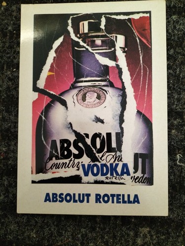 Mimmo rotella cartolina - rotella-,