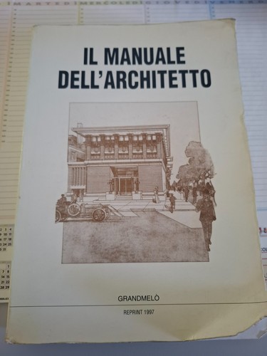 Manuale dell architetto - il,