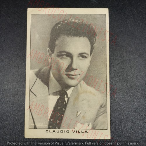 Cartolina cantante claudio - cartolina,