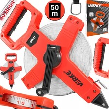 Rullina Rotella Metrica a Nastro 50 Metri Con Puntale Manico Antiscivolo