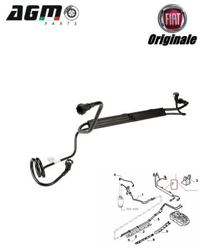 Tubazione rigida carburante - rigida,