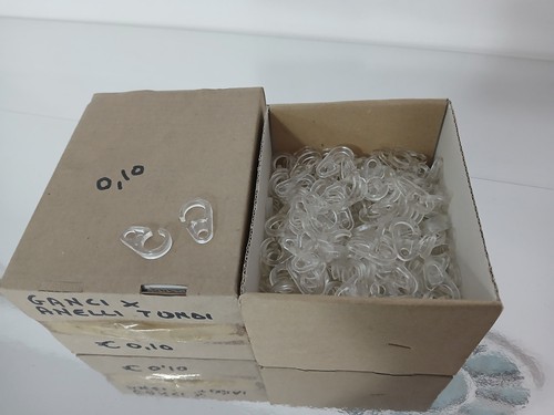 Lotto ganci tende plastica - lotto,