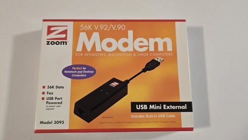 Zoom 56k 90 certificato - 56k, v.92/v.90