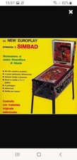 Flipper 1979 Sinbad  da bar largo 60 cm profondo mt.1,3 alto mt. 1,7