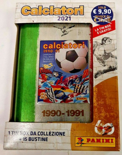 Tin box calciatori panini - tin,
