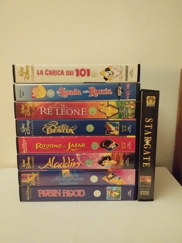 Lotto disney vhs - disney, cartoons
