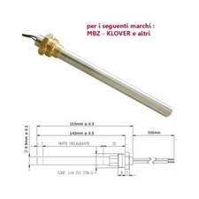 Resistenza Candeletta Stufe a