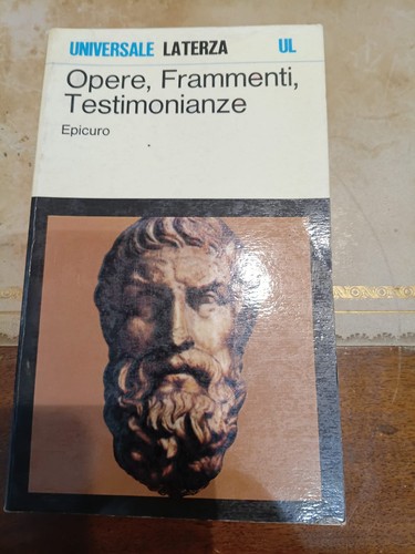 Epicuro opere frammenti - -, opere,