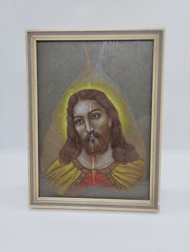 Unique oil leaf painted - oil,