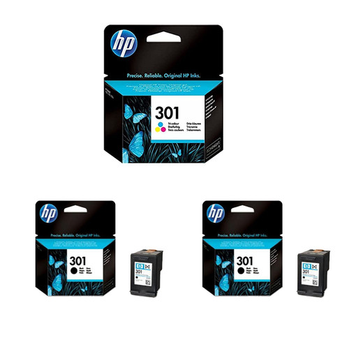 Cartucce 301 orig nero - hp, orig.