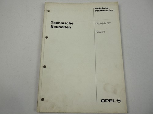 Opel frontera novità - opel,