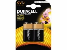 2x Duracell 9V Blocco Batteria