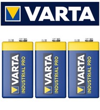 3x Varta 9V blocco batteria