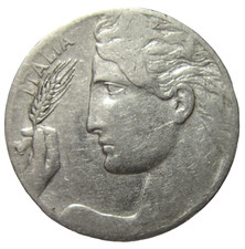 ITALY. 20 CENTESIMI, 1912 R.