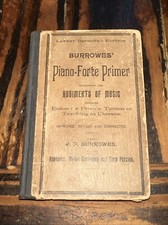 1892 BOOK PIANO-FORTE PRIMER