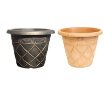 Fioriera in plastica stile